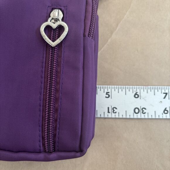 Crossbody bag Purple Cell Phone wallet Crossbody Strap And Belt Loop Fanny Pack - Picture 9 of 10